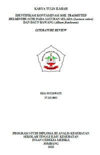 Identifikasi Kontaminasi Soil Transmitted Helminths (STH) pada Sayuran Selada (Lactuca sativa) Dan Daun Bawang (Allium fistulosum)