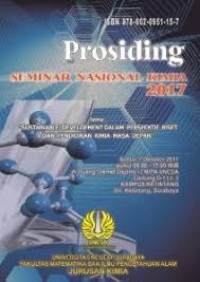 Prosiding Seminar Nasional Kimia 2017 Tema : Sustainable development dalam Perspektif Riset dan Pendidikan Kimia Masa Depan