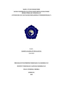 ASUHAN KEPERAWATAN PADA KLIEN DENGAN DIAGNOSIS  RISIKO PERILAKU KEKERASAN  
( STUDI DI RUANG MAWAR RSJ DR RADJIMAN WEDIODININGRAT )