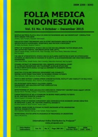 Folia Medika iNdonesiana Vol 51 No.4 Oktober - Desember 2015