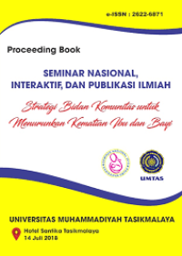 Proceeding Book Seminar Nasional, dan Publikasi Ilmiah : Strategi Bidan Komunitas untuk Menurunkan Kematian Ibu dan Bayi