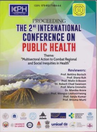 Image of Proceeding The 2nd International Conference on Public Health Theme : Multisectoral action to Combat Regional and Social Inequalities in Health
