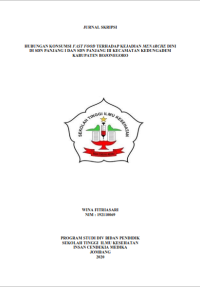 Hubungan Konsumsi Fast Food Terhadap Kejadian Menarche Dini Di SDN Panjang I dan SDN Panjang 3 Kecamatan Kedungadem Kabupaten Bojonegoro