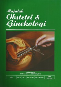 Majalah Obstetri & Ginekologi Vol.23 No. 2 Mei - Agustus 2015