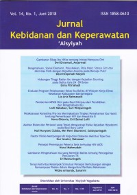 Jurnal Kebidanan dan Keperawatan 'Aisyiyah Vol 12 No.1, Juni 2016