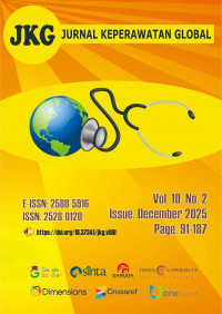 Image of (JKG) Jurnal Keperawatan Global Volume 10 Nomor 2 Tahun 2025