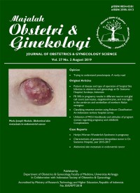 Majalah Obstetri & Ginekologi Vol 27 No 2 Agustus 2019